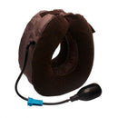 Inflatable Air Neck Shoulder Pain Cervical Traction Brace Device Relief New.
