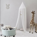 Wooden Rabbit Wall Hanging Mirror Decor Baby Kid's Room Nursery Ornament
