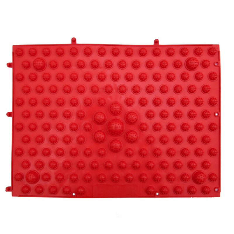 Red Acupuncture Foot Massager Medical   Mat Foot Massage Pad BX