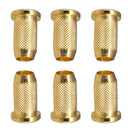 6Pcs Strings Through Body Mounting Ferrules for Electric Guitar