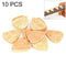 10 pcs Guitar Picks Guitar Part Accessories Stiff Felt Ukulele Guitar Plect