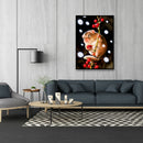 Full Drill Diamond Painting Kit DIY Bead Art Hamster Cherry Mosaic Picture
