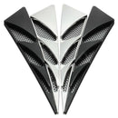 1 Pair ABS Universal Car Decorative Air Intake Side Flow Hood Vent Cover St K7U7