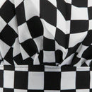 Professional Kitchen Chef Hat Black & White Chequered