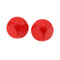 Pack of 50 Round Wood Dice Set Red Color Blank Wooden Dice Self DIY Pattern