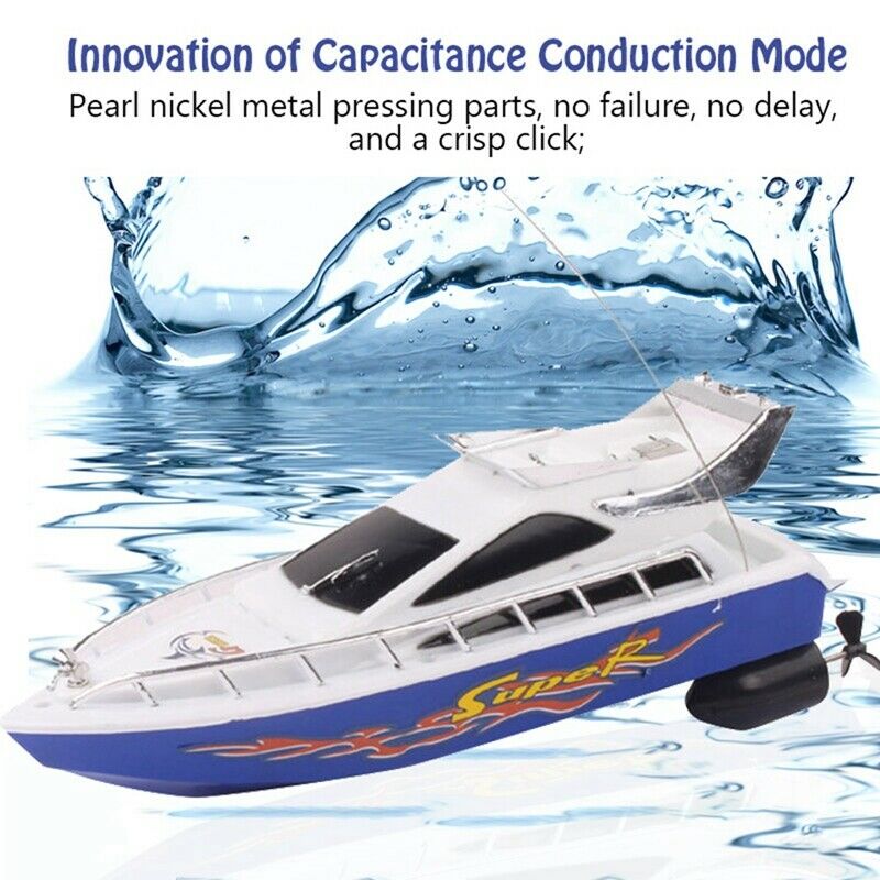 Mini RC Boats 5KM/H ABS Outdoor Electric Remote Control Speedboat Racing To H8C4