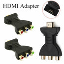 HDMI Male to 3 RCA Video Audio AV Adapter Component Converter for HDTV DVD Plug