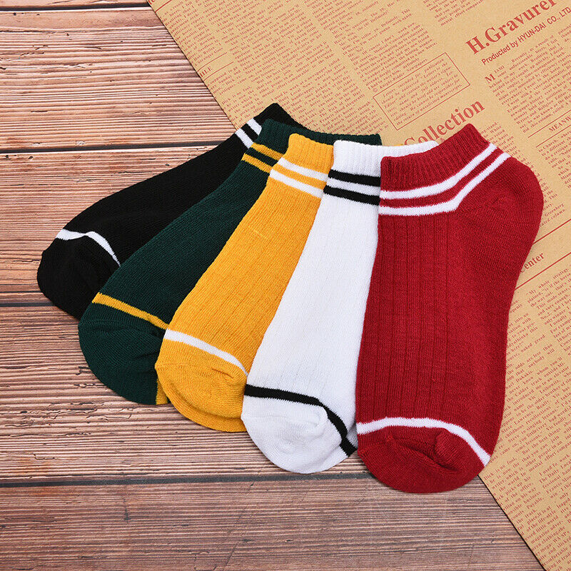 Women Three poles Comfortable Cotton Sock Slippers Short Ankle Socks OZ