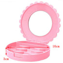Cute False Eyelash Care Storage Case Box With Mirror Container HolderMOrganiz ï¼D