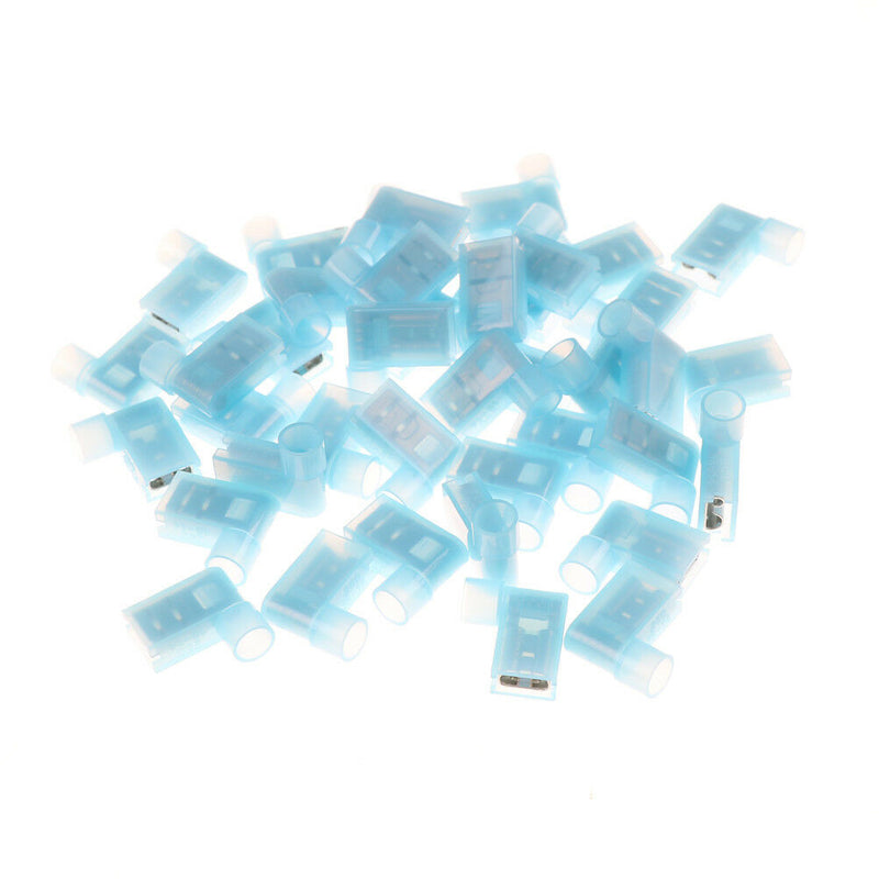 40pcs 90 Degree Nylon Insulated Female Push On Wire Terminal Connector Kw