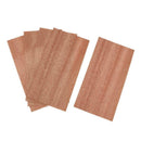 Set of 5 Guitar Headplate Head Veneer for DIY Luthier Tool Parts Sandalwood