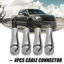 For Ford F Series Ext. Cab Rear Door Latch Cable Repair F150 F250 4pcs Kit