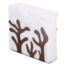 Stainless Steel Napkin Rack Box Dispenser Tissue Holder Plants Table DecoratBX