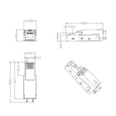 2Pcs Cat6A Shielding Crystal Head Rj45 Connector Metal Module Toolless Conn