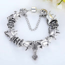 Charm Animal Bracelet Glass Beads Bracelets Horse Bangle Fashion JewelryME