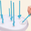 Baby Removable Bottle Drying Rack Feeding Holder Cups Shelf Countertop Drye D3C4