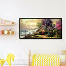 5D Full Round Drill Diamond Painting Mountain Scenery DIY Embroidery (Y028)