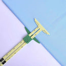 2 Pieces Sliding Gauge Sewing Measuring Tools T-Shaped Sliding Gauge Plasti