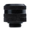 G1/4 Brass Connector for 14mm OD PC Water Cooling System Tubes(Black)