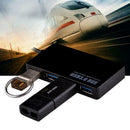 4 Port USB HUB 3.0 Multi Splitter Expansion Desktop PC Laptop Adapter D2D0 V9H6