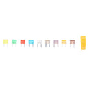 140pcs Assorted Auto Car Truck Micro Mini Blade Fuse 2A-40A Assortment