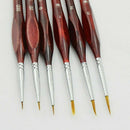 6X Extra Fine Detail Paint Brushes for Art Painting Nail Acrylic Make-up US