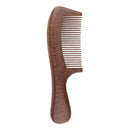 Handmade Sandalwood Close Tooth Hair Comb, Natural Wooden Comb for Smooth