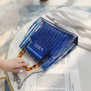 Transparent Pvc Jelly Beach Bag Ladies Handbag Large Capacity Shoulder Bag
