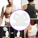 Body Shaper Adjustable Magnetic Posture Support Corrector Back Pain Shoulde D4R8