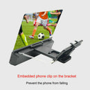 Mobile Phone HD Projection Bracket 12" Screen Magnifier Amplifier Speaker M3U9