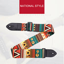 Leather Guitar Strap Adjustable Belt Musical Instrument Part (Ethnic Style) A