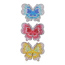 3pcs DIY Full Drill Diamond Painting Hairpin Butterfly Women Girls Headwear
