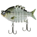 6 Segments Fishing Lure 6Cm/10G Jointed Minnow Artificial Hard Bait Treble  V5M6