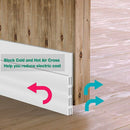 Door Draft Stopper, Under Door Draft Blocker Strong Self Adhesive Door Seal L2J7