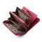 Qian Xi Lu women's wallets Cortex zipper and hasp purses (Red)12.5*8.5*4cm T7I5