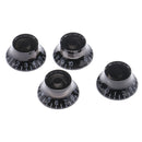 Durable 4 Pieces Acrylic Volume Tone Control Knobs Cap for Les Paul Guitar