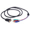 1.5m 5Ft VGA to TV 3 RCA Component AV Adapter Cable for PC Laptop