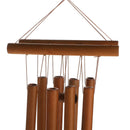 Pack of 2 Bamboo Wind Chime Bells, Lucky Fengshui Ornament, Unique Gifts