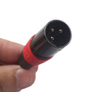 For Microphone Camera XLR 5 Pin Female to XLR 3 Pins Male Plug Cord Wire Black