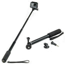 Black Extendable Selfie Stick Monopod for GoPro Hero 2 3 4 5 6 7 8 Action Camera