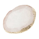 Agate Palette Crystal Pad Party Drink Coaster Art Crafts 4 Colors white