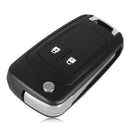 2 Buttons Key Shell Replacement for Chevy Buick Opel Blank Blade Key Case A