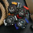 Sanda Casual Men'S Watch Digital New Electronic Sports Watch Waterproof Mal O6W1