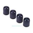 100pcs Plastic Car Truck Bike Tire Tyre Wheel Valve Stems Caps Dust Cover Black