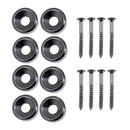 8 Pcs Electric Guitar Neck Joint Mounting Ferrules Bushings With Screws 14mm