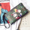 Fashion Women Ethnic Style Leather Bag Long Clutch Wallet Purse Handbag Wristlet