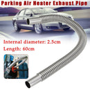 Exhaust Pipe Air Heater Stainless Steel Hose Car Accessories Truck Boat 60cm