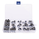 Assorted Stainless Steel Nylon Lock Nuts Assortment M3 M4 M5 M6 M8 M10 M12