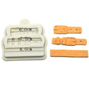 Belt Straps Molds Fondant Cake Decorating Silicone Molds Chocolate Baking Too_