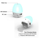 Kids Child Alarm Clock Colorful Night Light Digital Wake Up Clock Home Decor